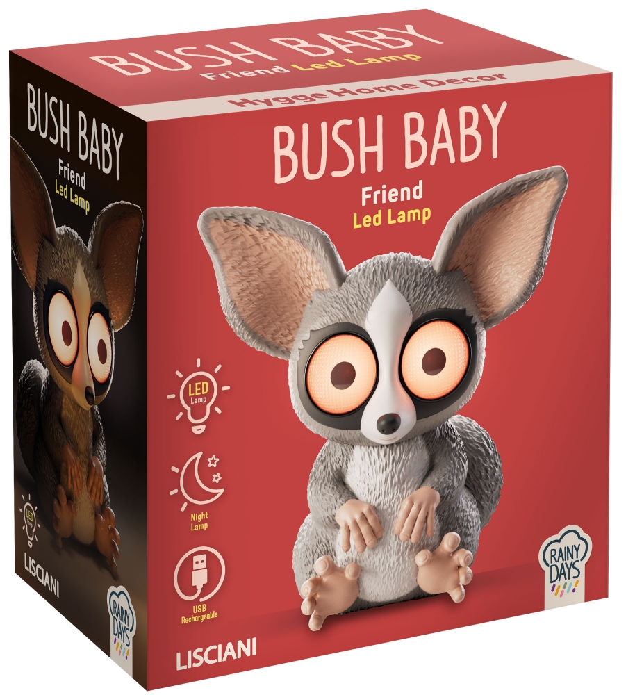 Night LED lamp, Lisciani, Rainy Days, Baby Galago Friend