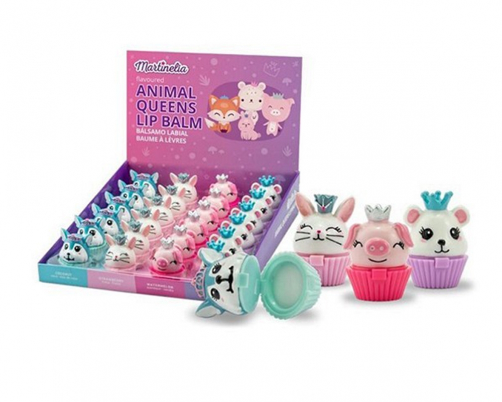 Lip Balm, Martinelia, Animal Queens, Assortment
