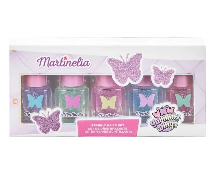  Nail polish set, Martinelia, Shimmer Wings, 5 pieces