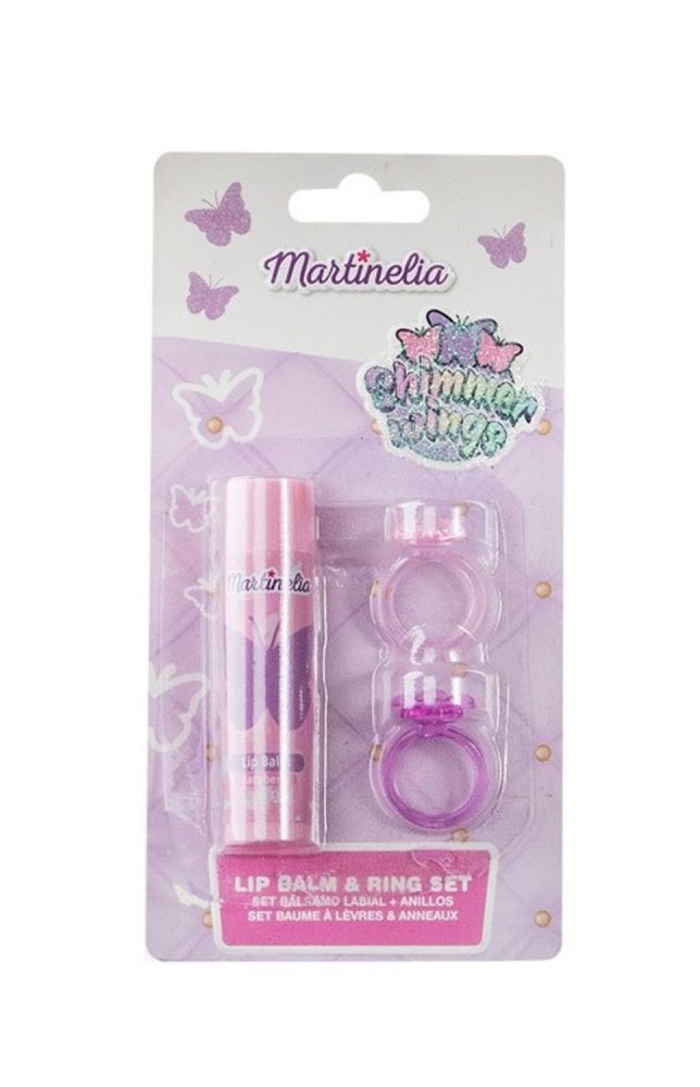 Lip balm ring set, Martinelia, Shimmer Wings, 3 pieces