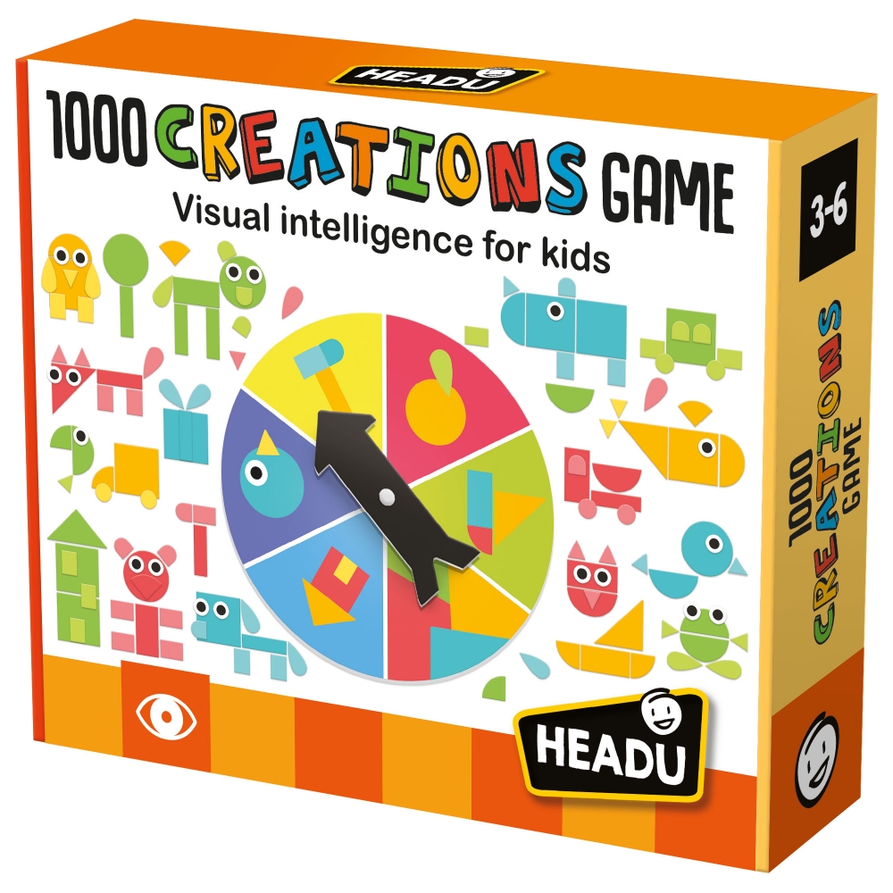 Educational game, Headu, 1000 creations, Visual challenge