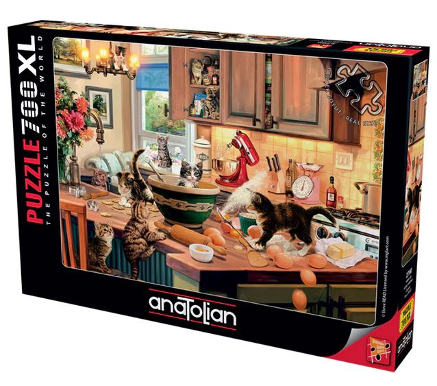 Puzzle, Anatolian, Kittens in the Kitchen, 700 pieces