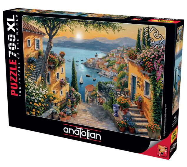 Puzzle, Anatolian, Stairs to the harbor, 700 pieces