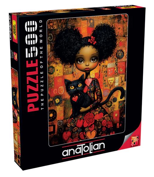 Puzzle, Anatolian, Black Cat, 500 pieces