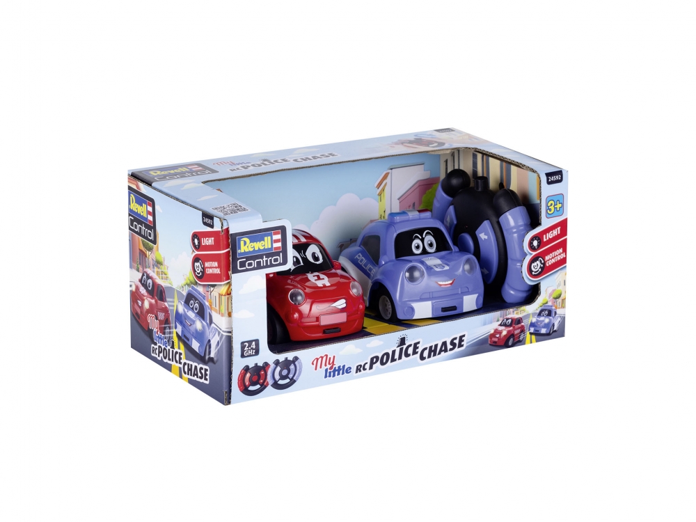 Radio-controlled car set, Revell, My Little Police Chase
