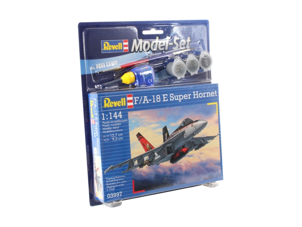 Assembly model, Revell, F-A-18E Super Hornet, 63 parts