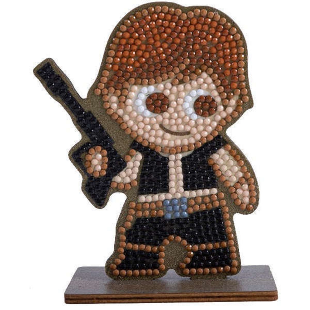 Diamond Embroidery Kit, Craft Buddy, Crystal Art Buddies, Han Solo, 7 Pieces