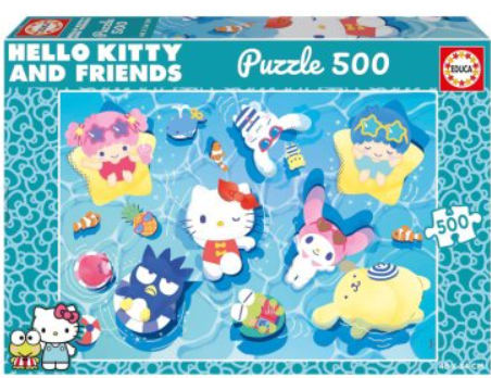Puzzle, Educa, Hello Kitty, 500 pieces