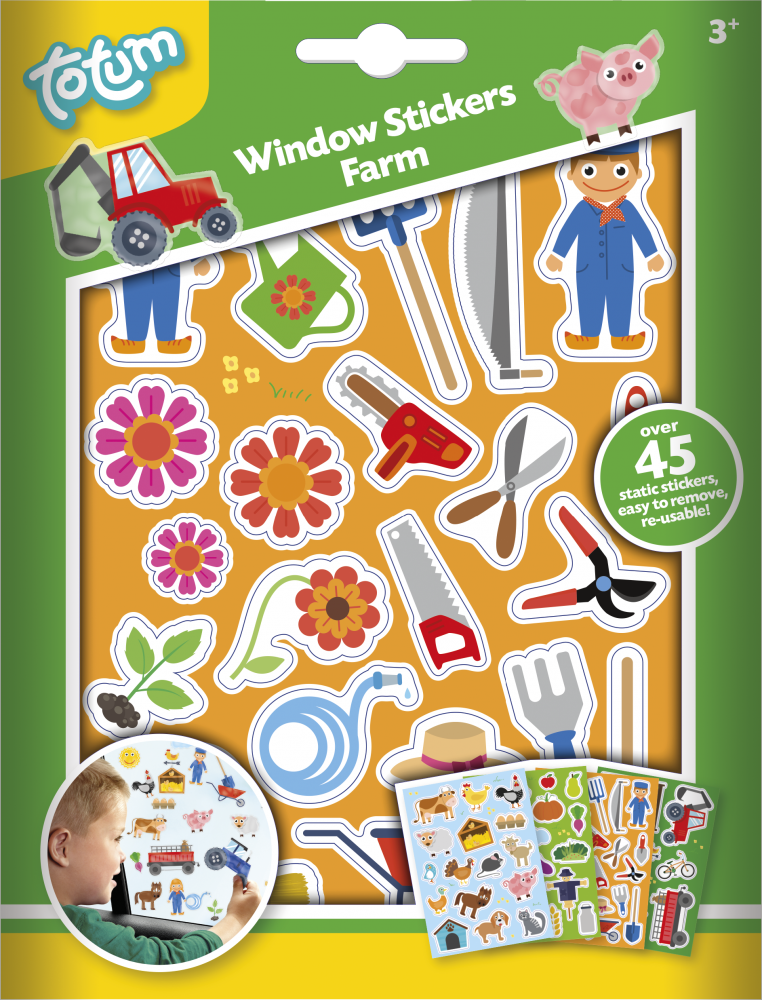 Creative set, Totum, Decorate yourself, Glass stickers, 45+ pieces