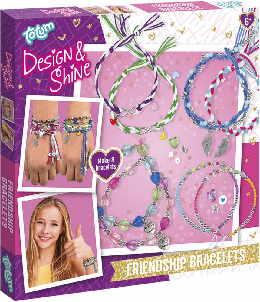 Creative Kit, Totum, DIY Friendship Bracelets, 8 pcs