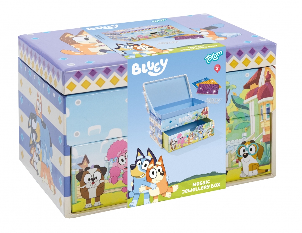 Creative kit, Totum, Bluey, Decorate your own jewelry box