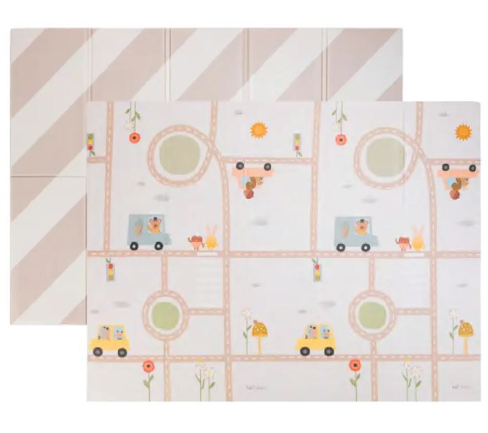 Baby double-sided foam mat, Taf Toys, Road adventures, 150 x 200 cm