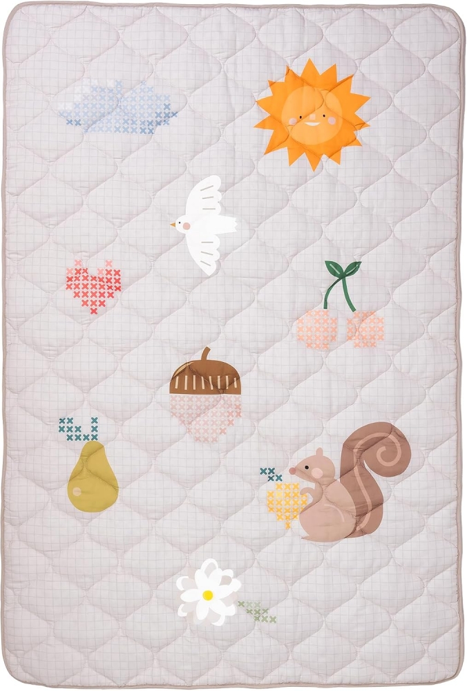 Quilted baby play mat, Taf Toys, 100 x 150 cm