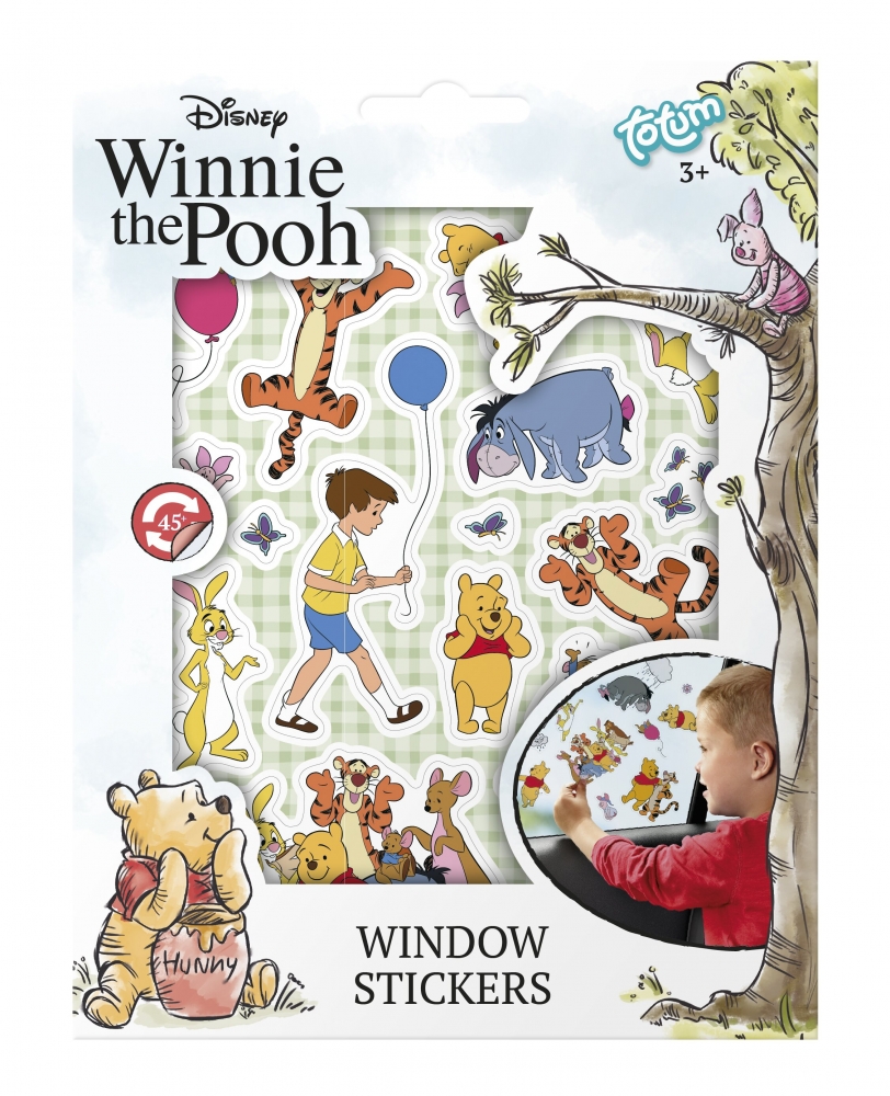 Totum Creative Set, Winnie the Pooh, Glass Stickers, 45 Pieces