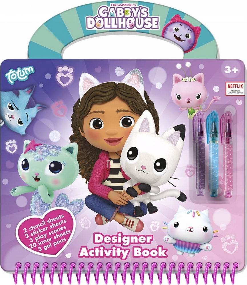 Creative Kit, Totum, Gabby′s Dollhouse, Drawing Book