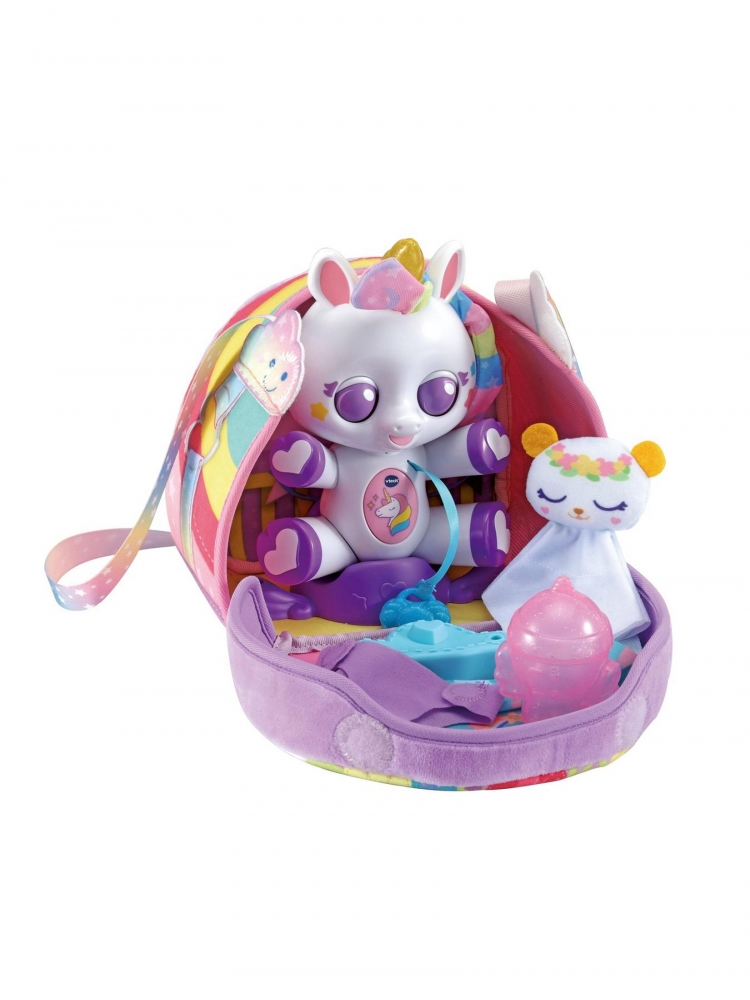 Interactive toy, Vtech, Unicorn with bed, 12 x 17.6 x 20 cm