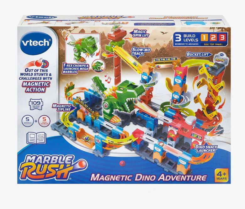 Interactive toy, Vtech, Marble Rush, Marble Run Set, Dinosaur