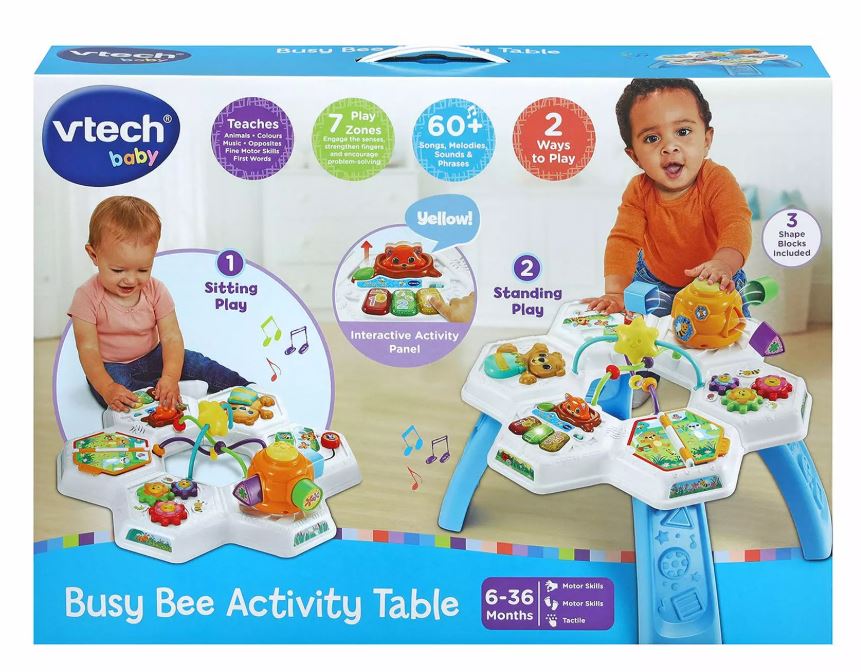 Interactive toy, Vtech, Play table, Blue