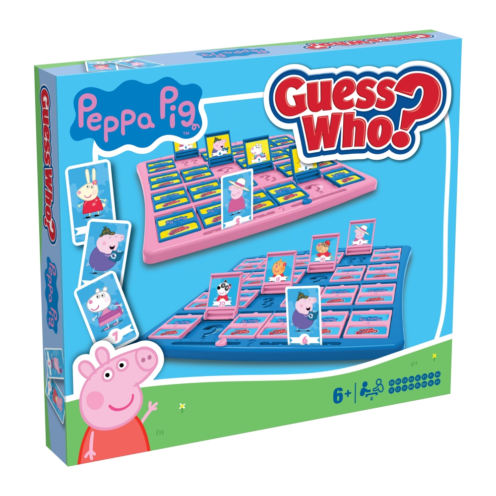 Board game, Winning Moves, Guess Who, Peppa Pig