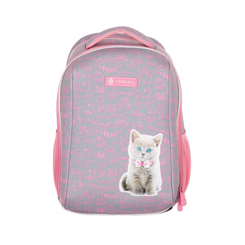 School backpack ASTRABAG AS2 Pinky Kitty 650g