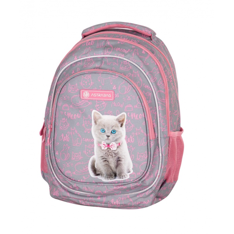 Backpack ASTRABAG AB330 Pinky Kitty