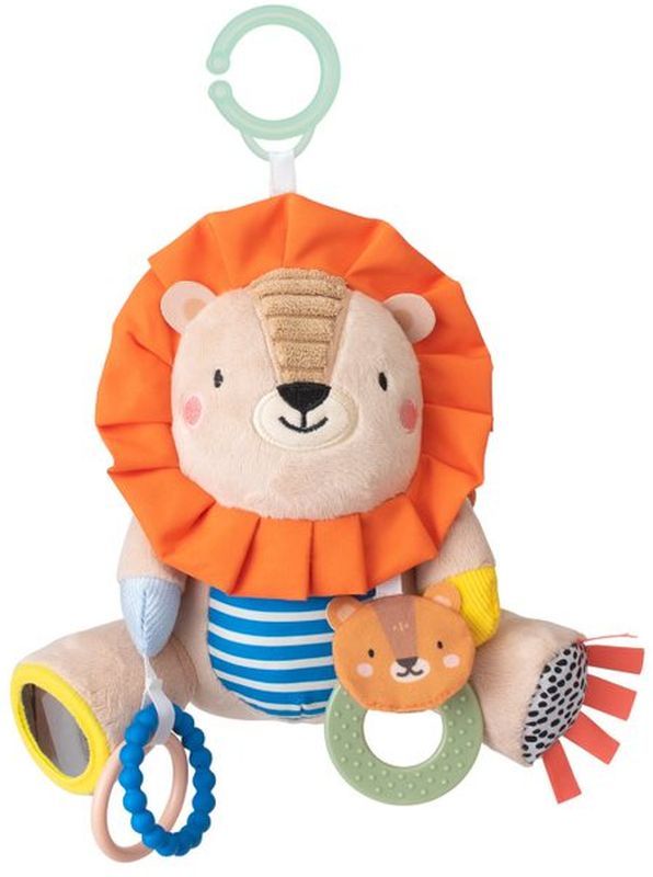 Baby soft toy, Taf Toys, Lion with activities, 13 x 10 x 25 cm