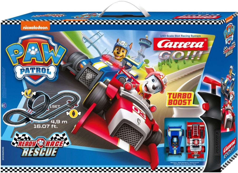 Racing track, Carrera, Paw Patrol, 4.9m