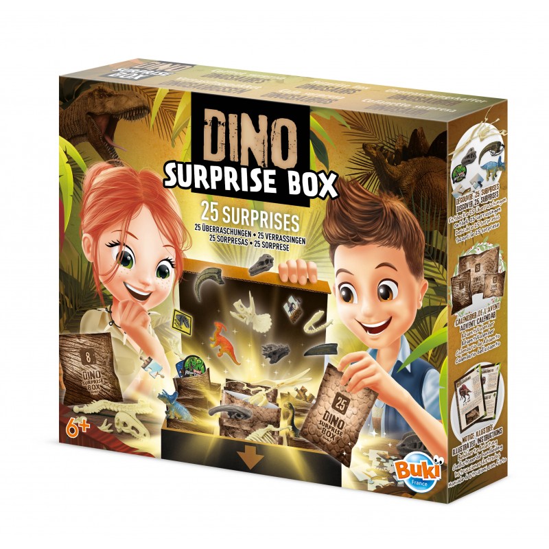 Figure set, Buki France, Dino surprise box, 25 pieces