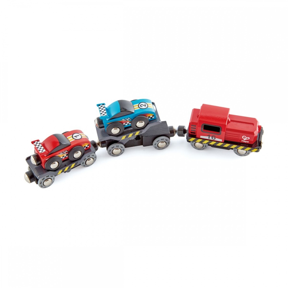 Wooden set, Hape, Car carrier