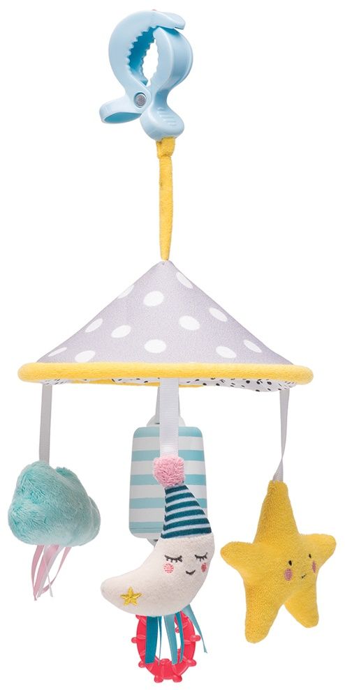 Clip-on toy, Taf Toys, Small Moon, 17.5 x 35 x 17.5 cm
