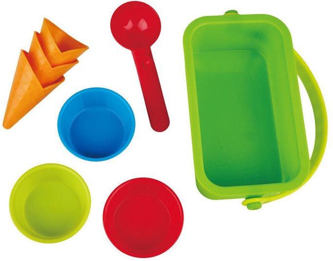Sand set, Hape, Ice cream molds, 8 pieces