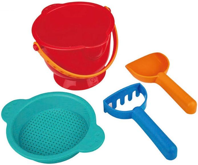 Sand set, Hape, 4 parts