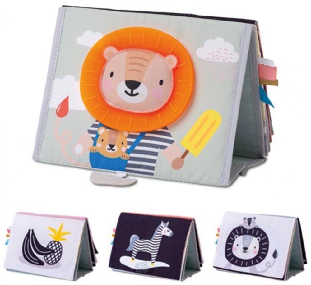Soft educational book, Taf Toys, Savannah, 20.5 x 19.5 cm.