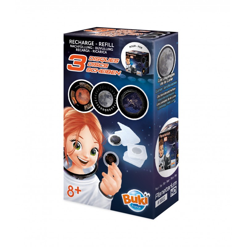Educational Kit, Buki France, HD Planetarium Discs, 3 pcs