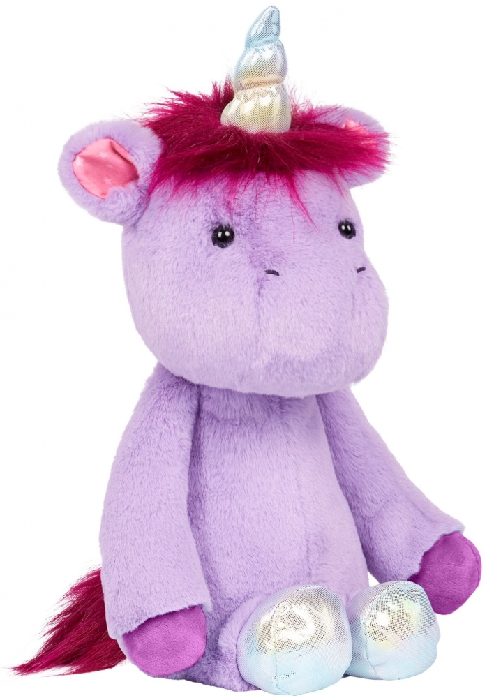Plush toy, Battat, Unicorn, 30 cm, Purple