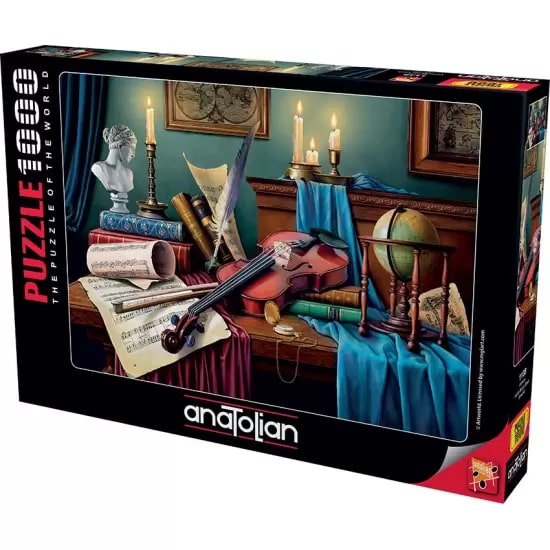 Puzzle, Anatolian, Music desk with violin, 1000 pieces