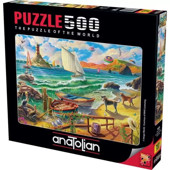Puzzle, Anatolian, View from the seashore, 500 pieces