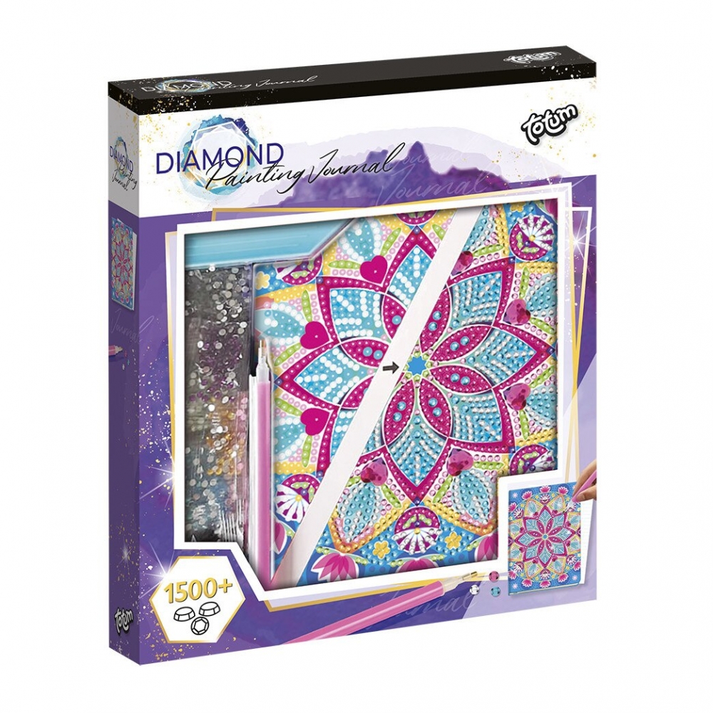 Creative Kit, Totum, Decorate Your Own Diamond Journal, Mandala