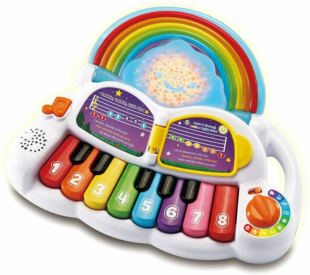 Interactive toy, Baby piano, Rainbow, 33 x 11 x 26 cm