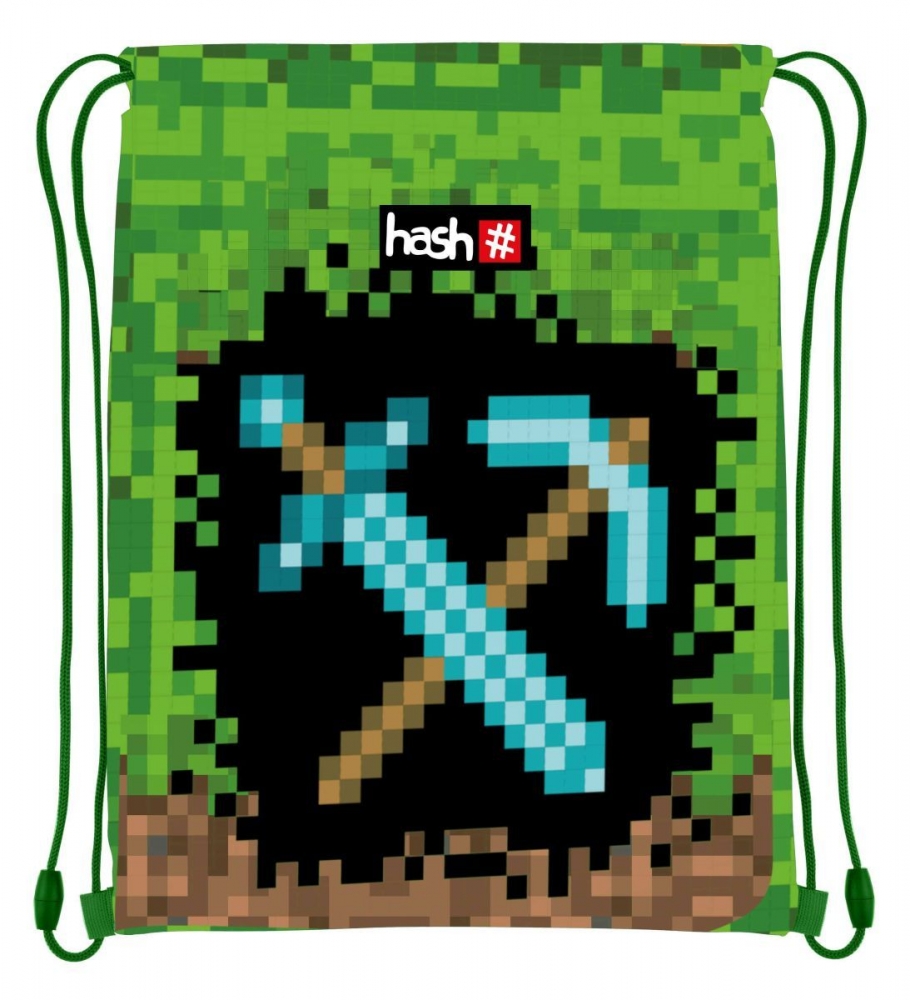 Sports bag, HASH, Pixels, 44 x 33 cm