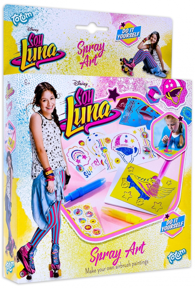 Creative kit, Totum, Disney Soy Luna, Decorate yourself with spray pens