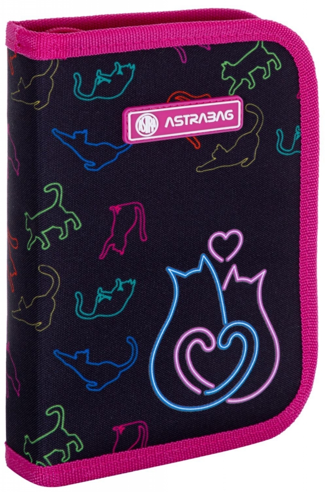 School bag, Astra, Cat love, 20 x 14 x 3.5 cm