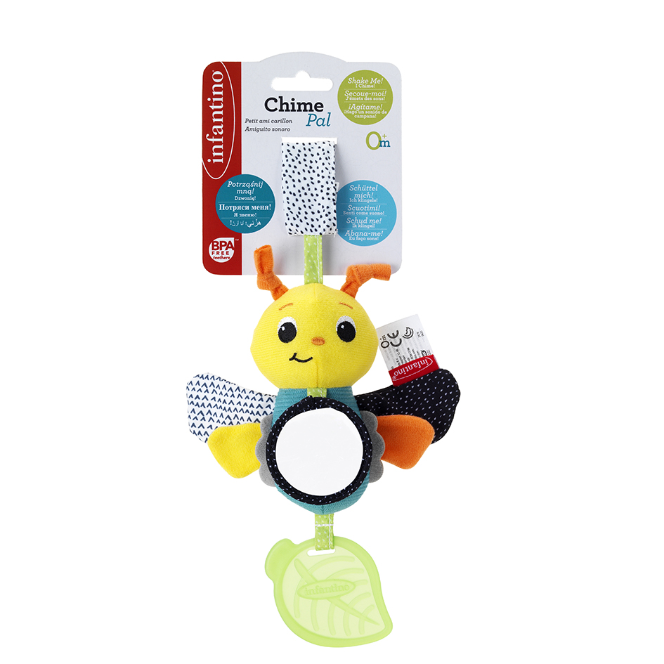 Бебешка мека сензорна играчка, Infantino, Пеперуда