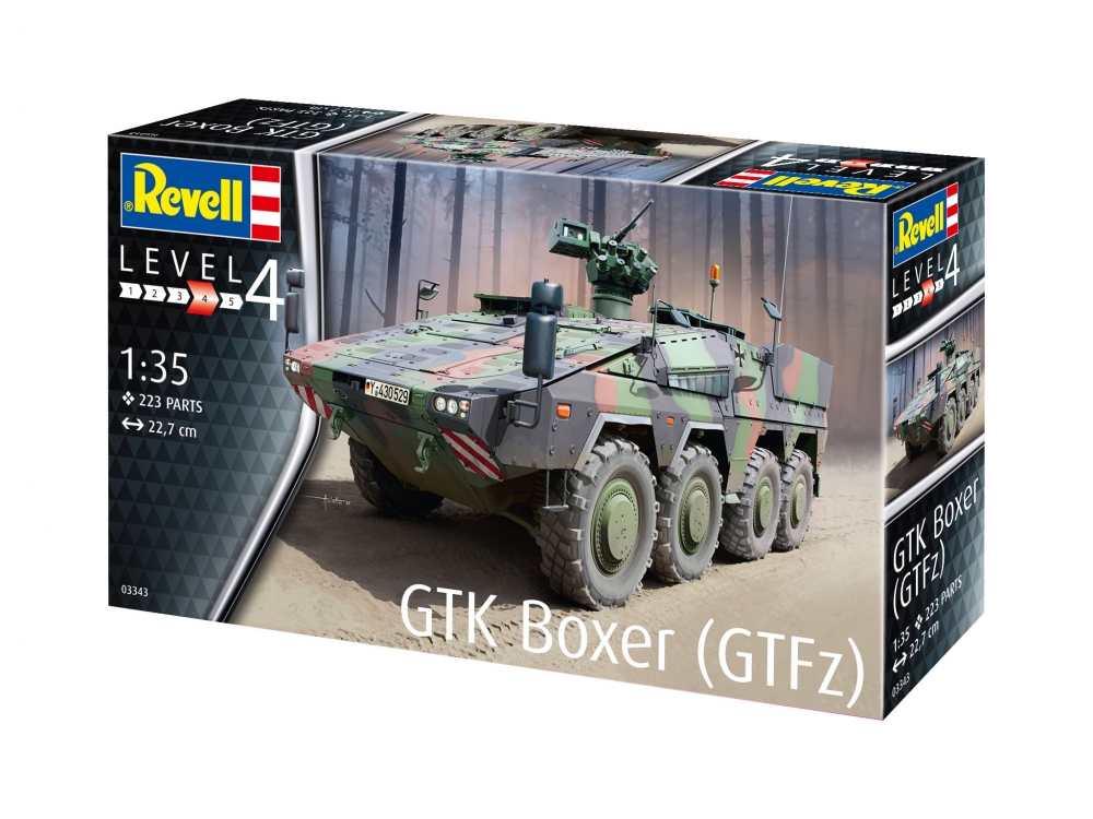 Сглобяем модел, Revell, GTK Boxer GTFz, 223 части