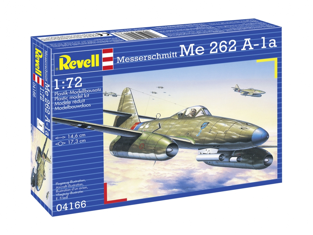 Сглобяем модел, Revell, Изтребител Messerschmitt Me 262 A1a, 56 части