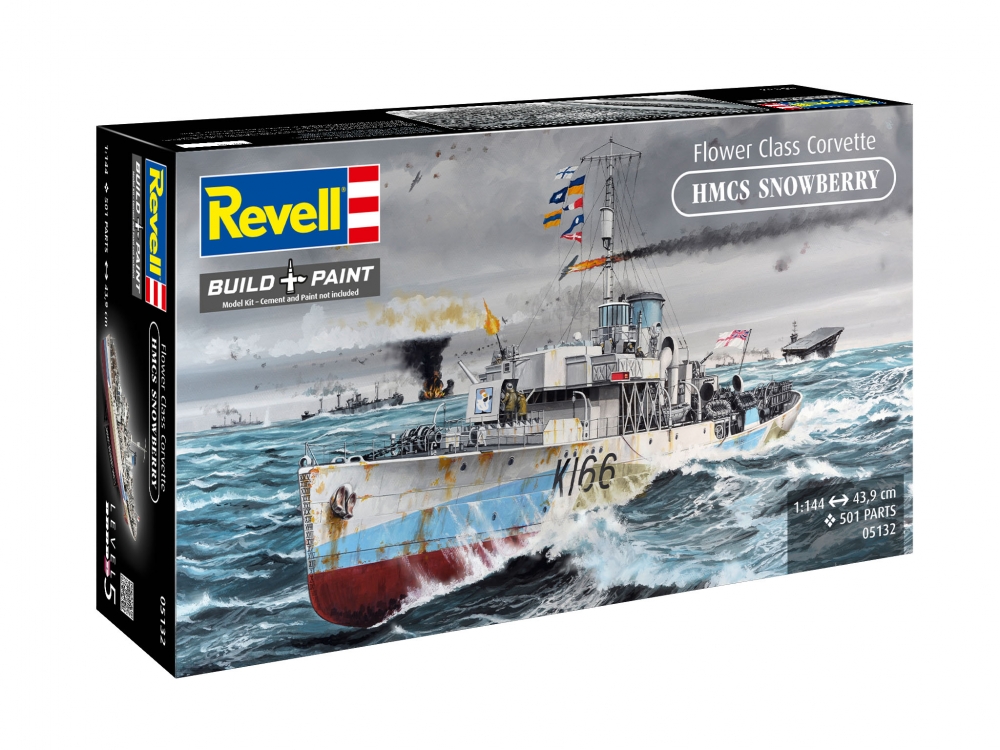 Сглобяем модел, Revell, Военен кораб HMCS Snowberry, 501 части