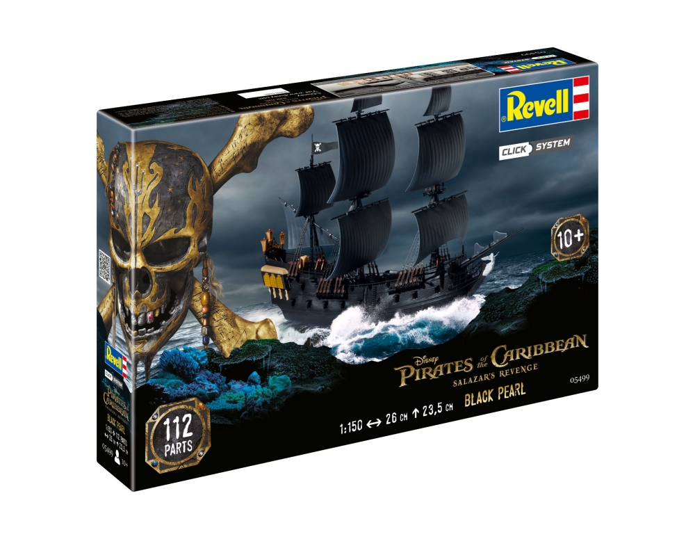 Сглобяем модел, Revell, Click System, Карибски пирати и Черната перла, 112 части