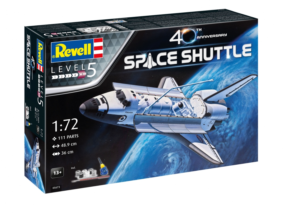 Сглобяем модел, Revell, Космическа совалка, 40 години юбилей, 111 части