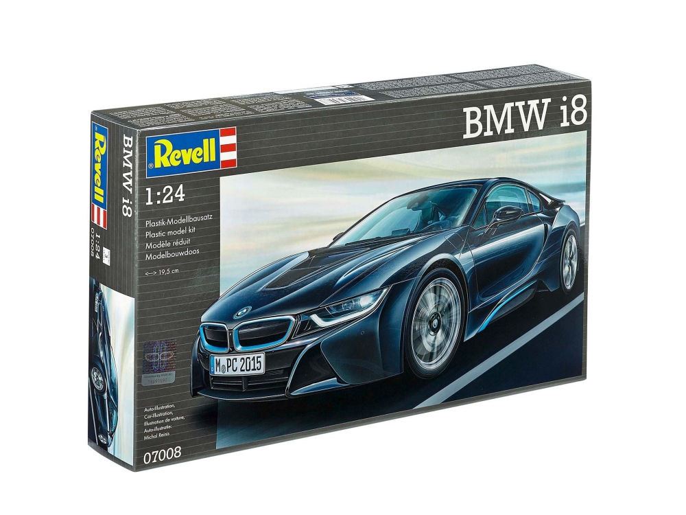 Сглобяем модел, Revell, Автомобил BMW i8, 131 части