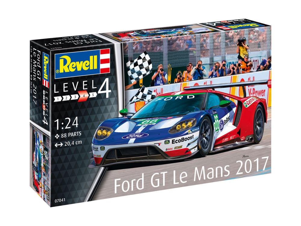 Сглобяем модел, Revell, Автомобил Ford GT Le Mans 2017, 88 части